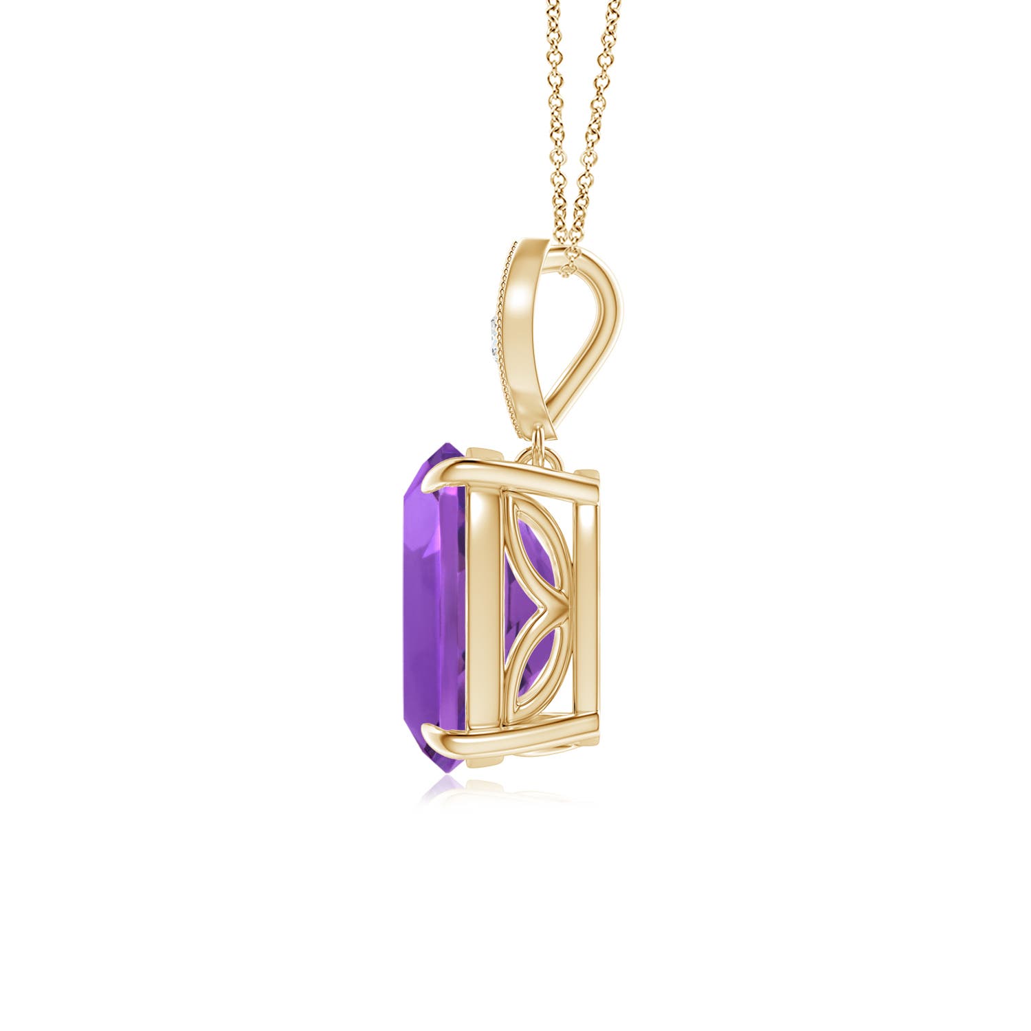 AAA - Amethyst / 2.03 CT / 14 KT Yellow Gold