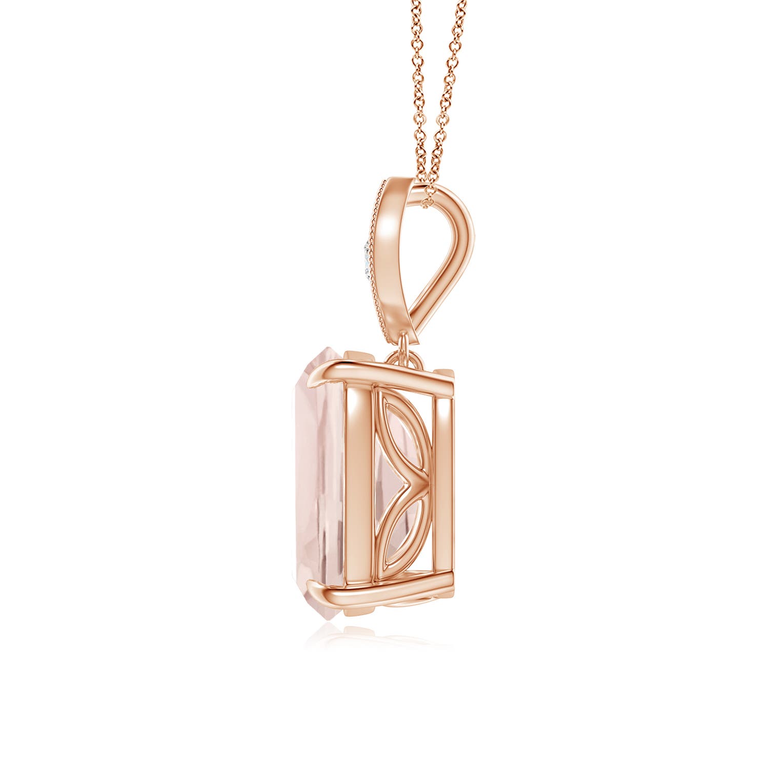 A - Morganite / 2.75 CT / 14 KT Rose Gold