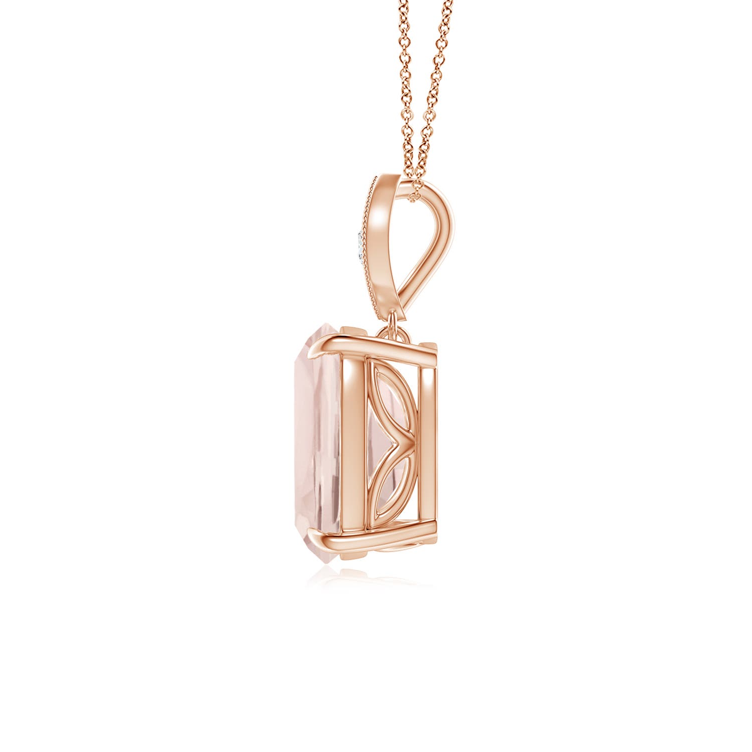 A - Morganite / 1.84 CT / 14 KT Rose Gold