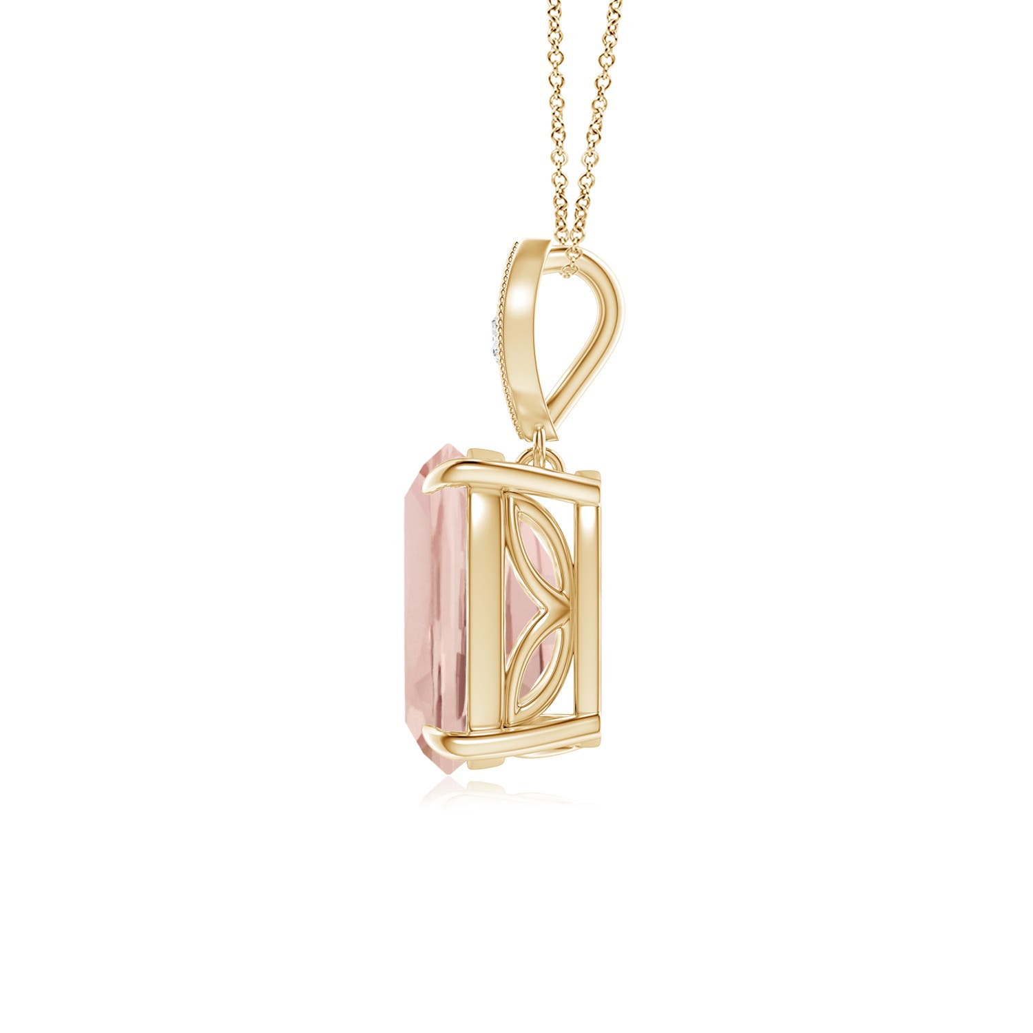 AA - Morganite / 1.84 CT / 14 KT Yellow Gold