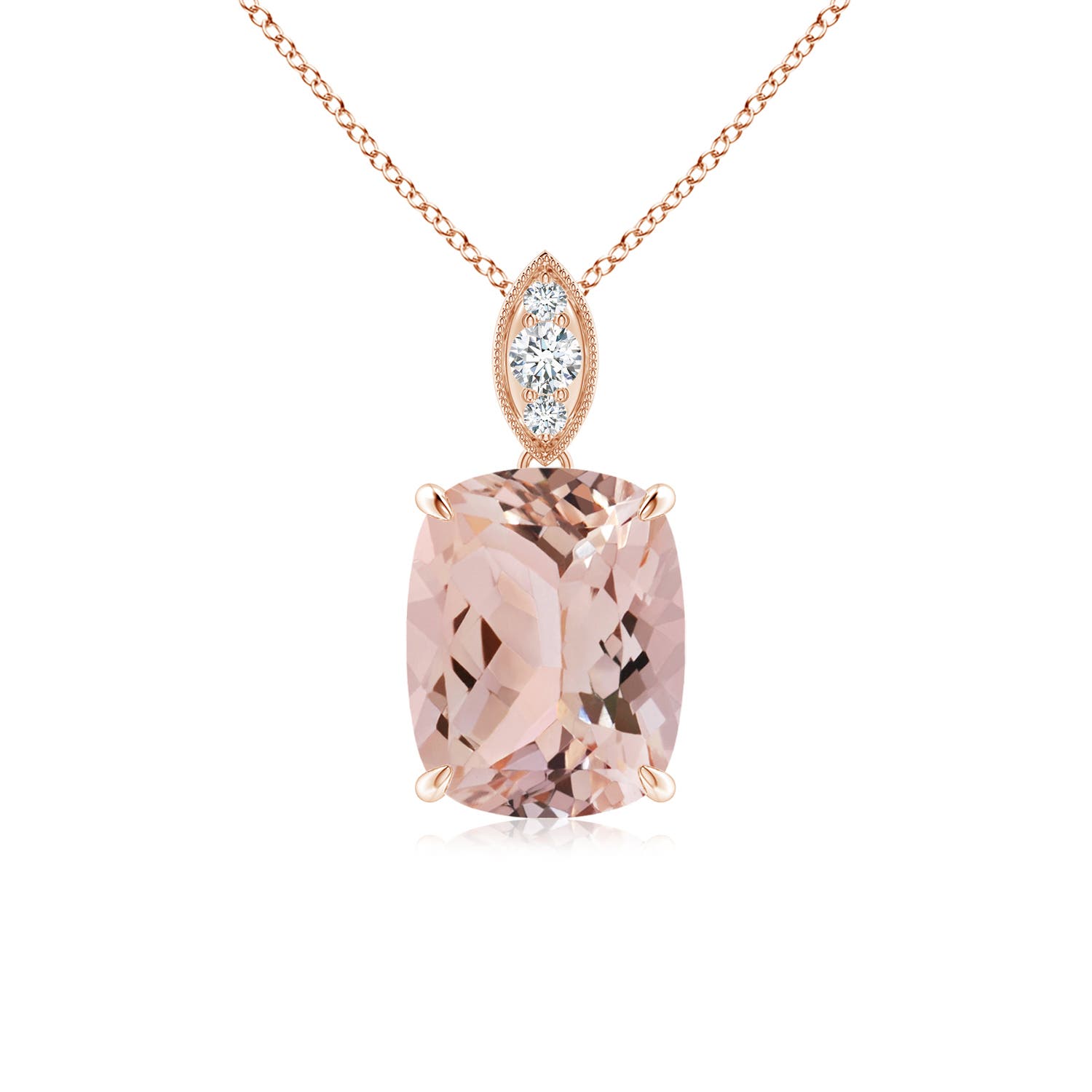 AAA - Morganite / 1.84 CT / 14 KT Rose Gold