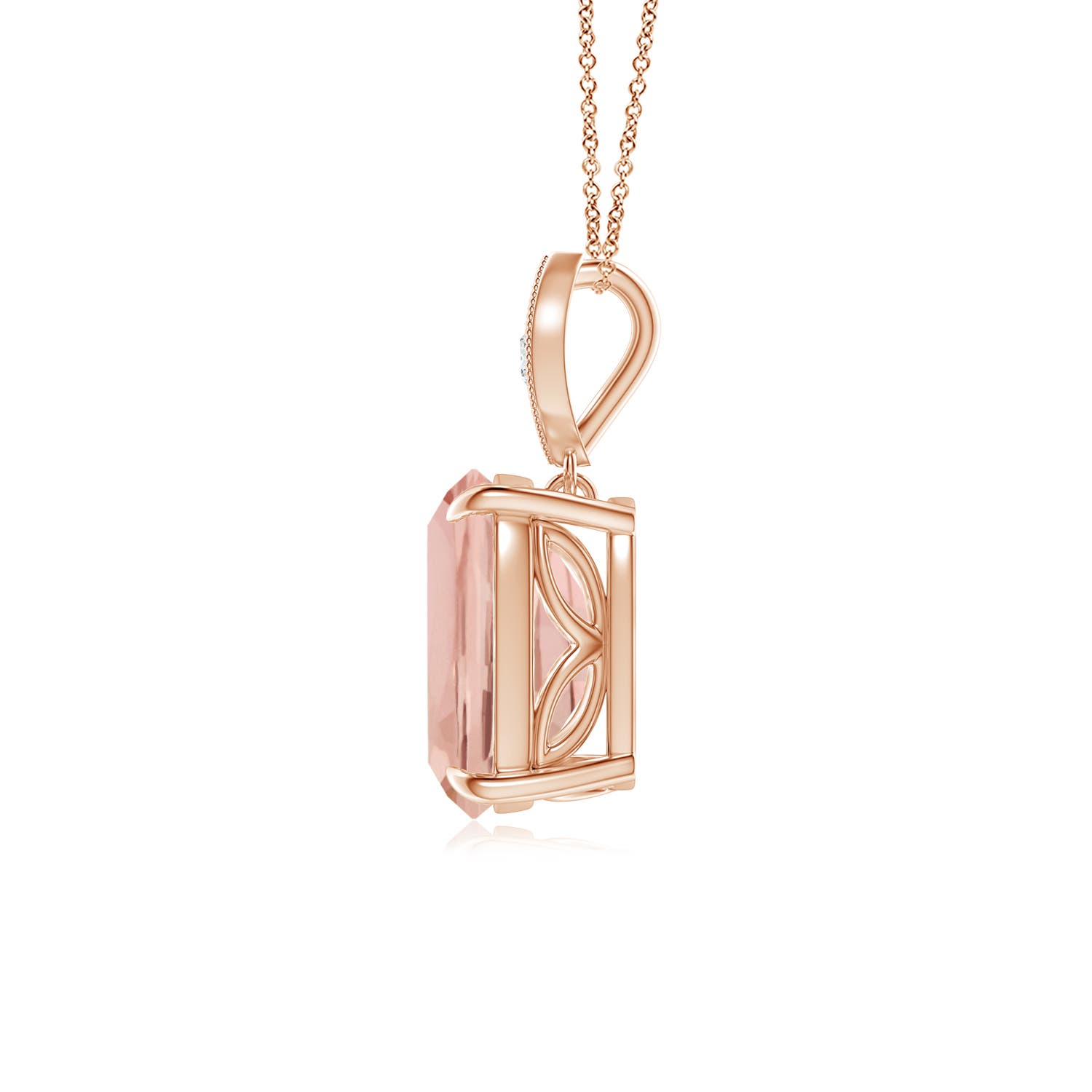 AAA - Morganite / 1.84 CT / 14 KT Rose Gold