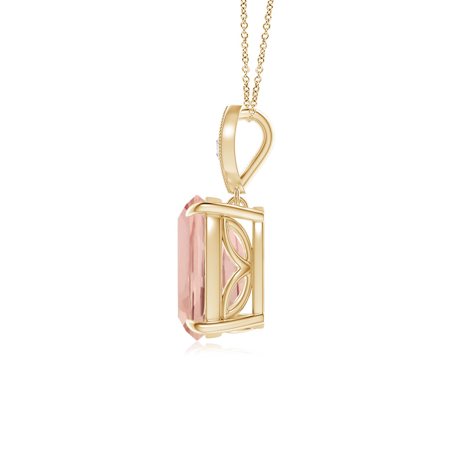 AAA - Morganite / 1.84 CT / 14 KT Yellow Gold