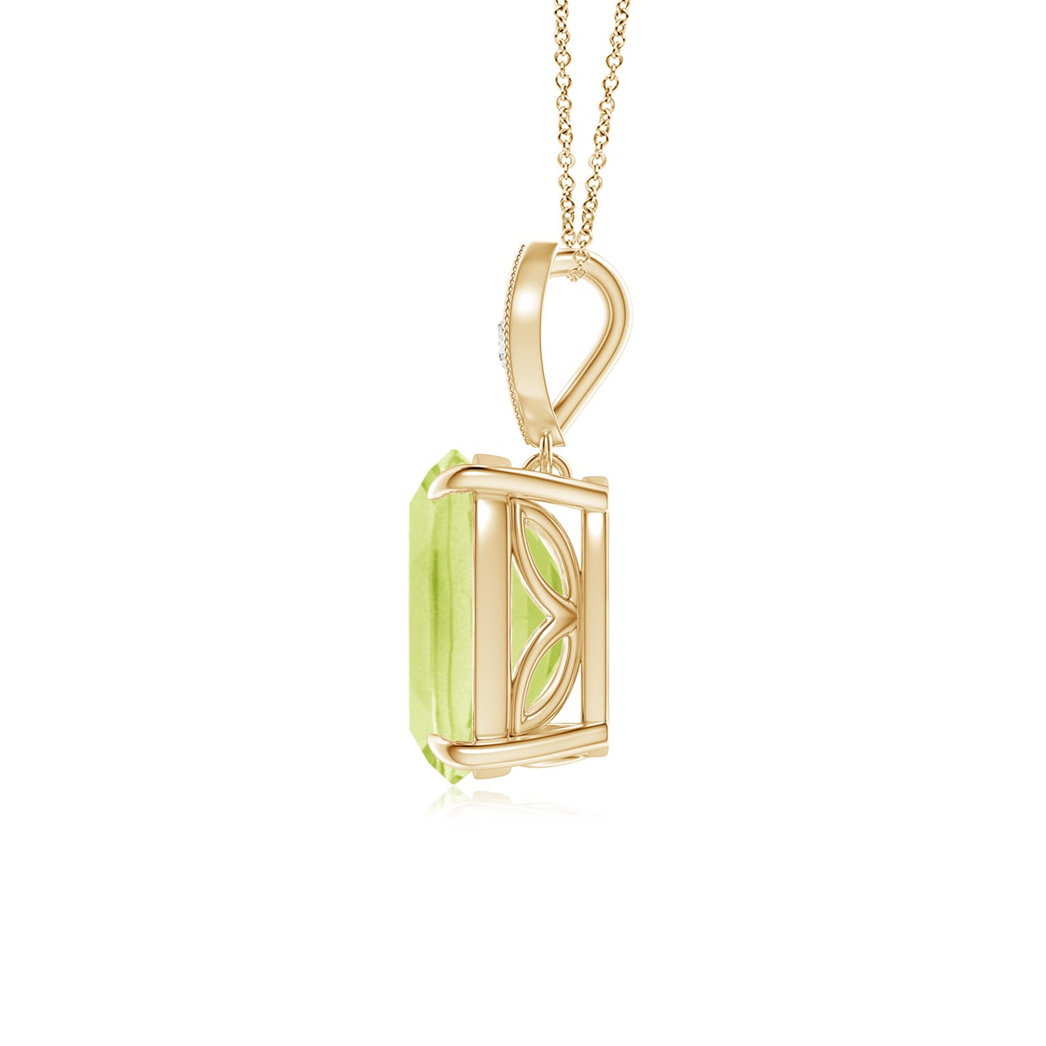 A - Peridot / 2.14 CT / 14 KT Yellow Gold