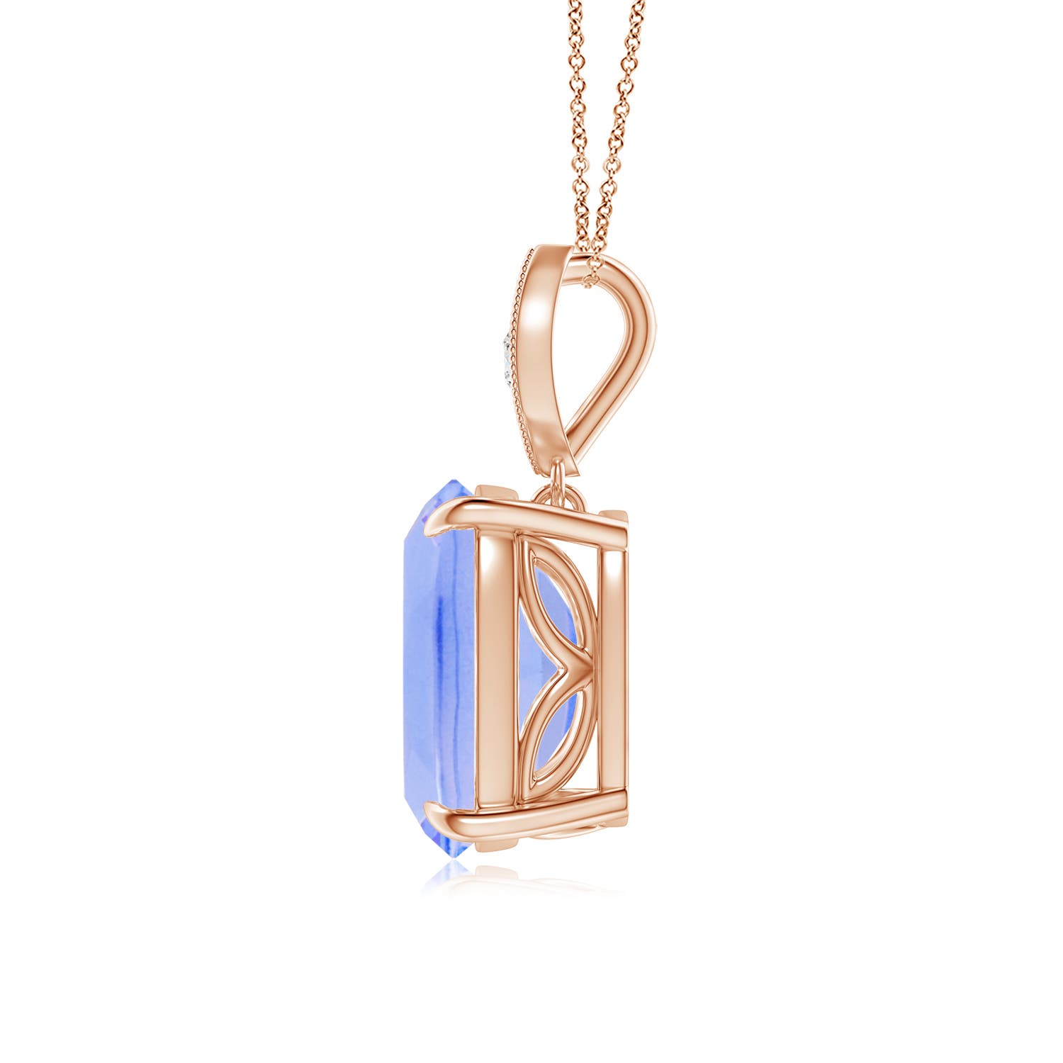 A - Tanzanite / 2.65 CT / 14 KT Rose Gold