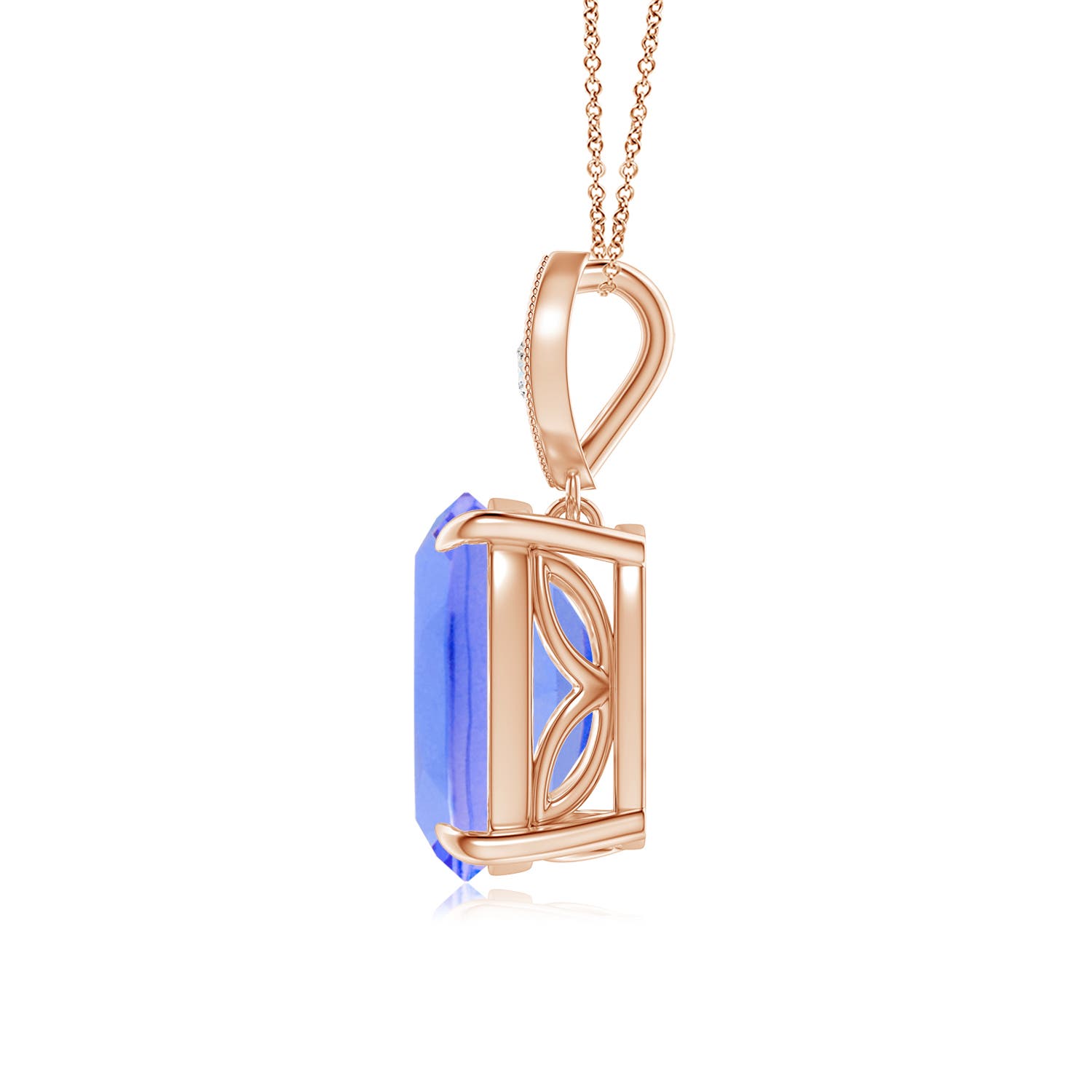 AA - Tanzanite / 2.65 CT / 14 KT Rose Gold