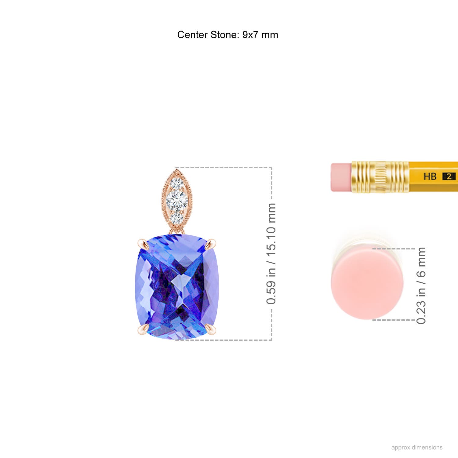 AA - Tanzanite / 2.49 CT / 14 KT Rose Gold