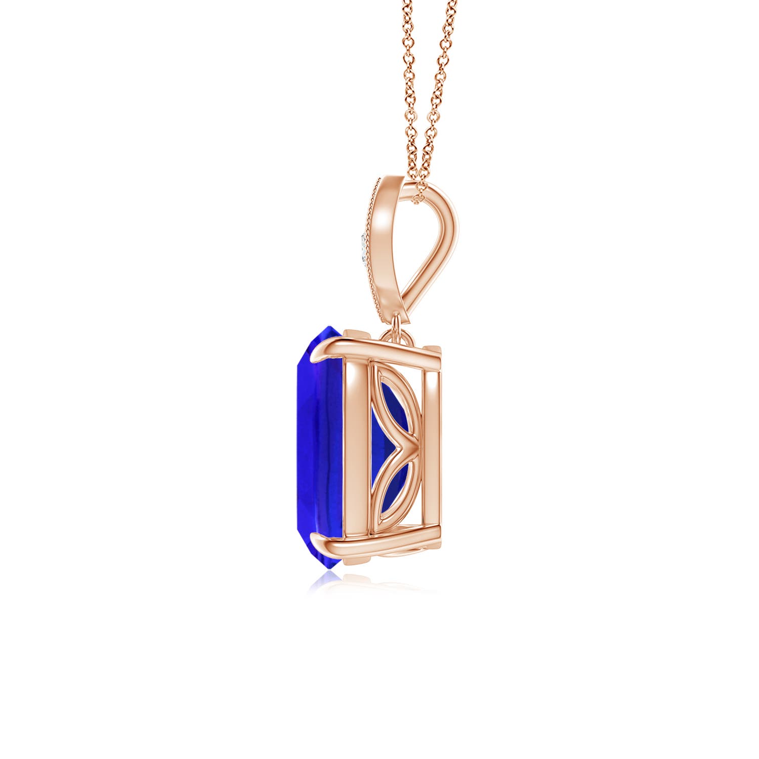 AAA - Tanzanite / 2.49 CT / 14 KT Rose Gold