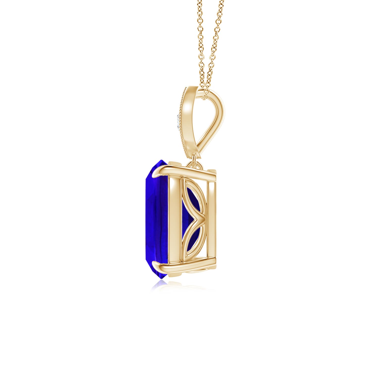 AAAA - Tanzanite / 2.49 CT / 14 KT Yellow Gold