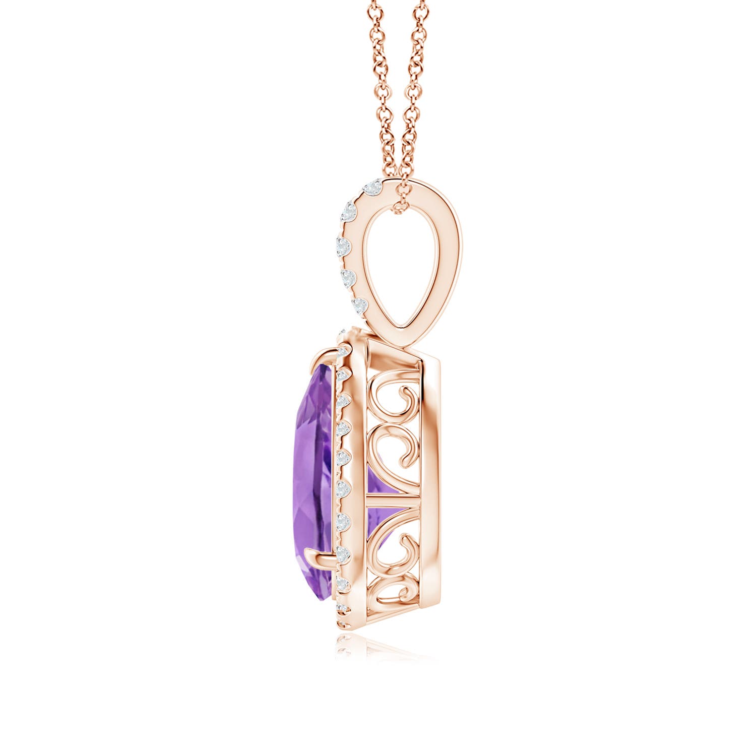 A - Amethyst / 1.78 CT / 14 KT Rose Gold