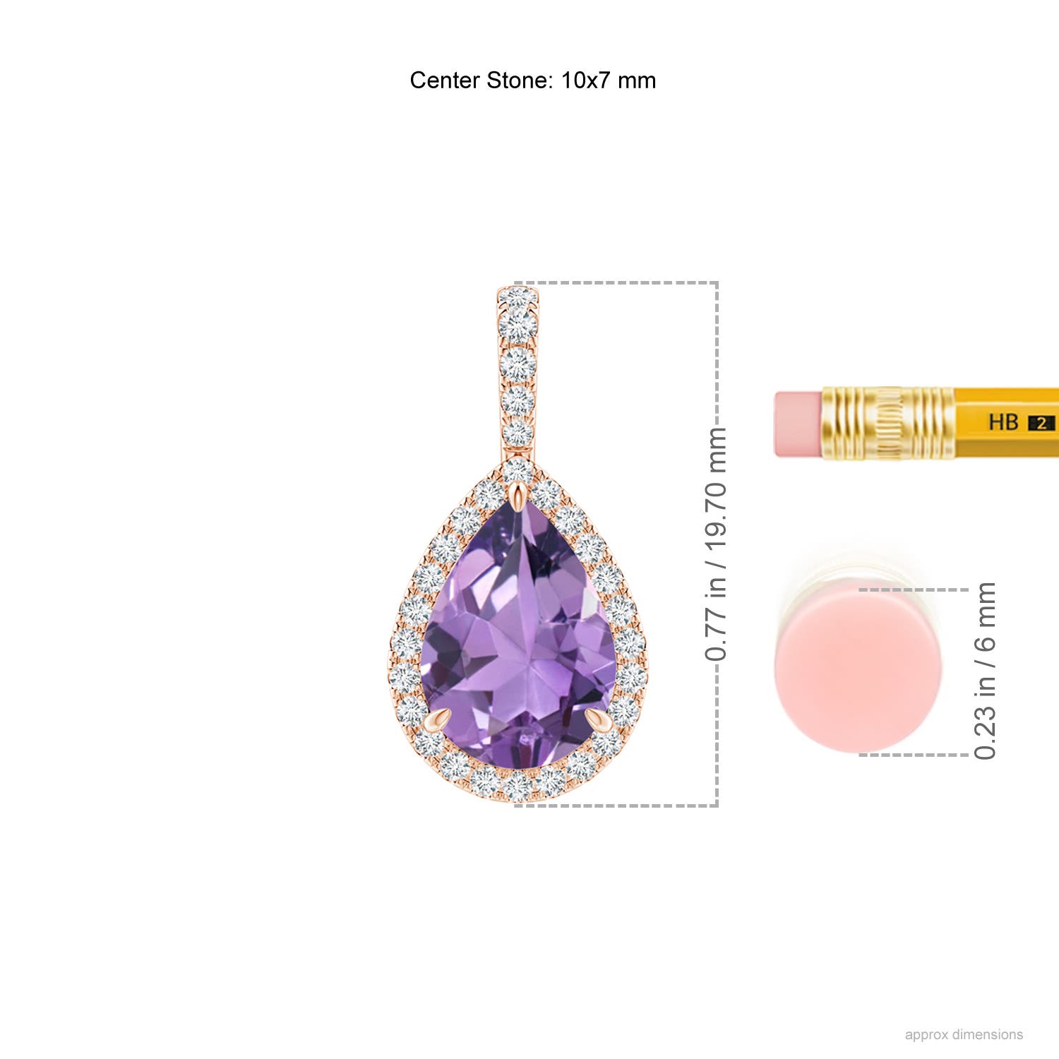 A - Amethyst / 1.78 CT / 14 KT Rose Gold