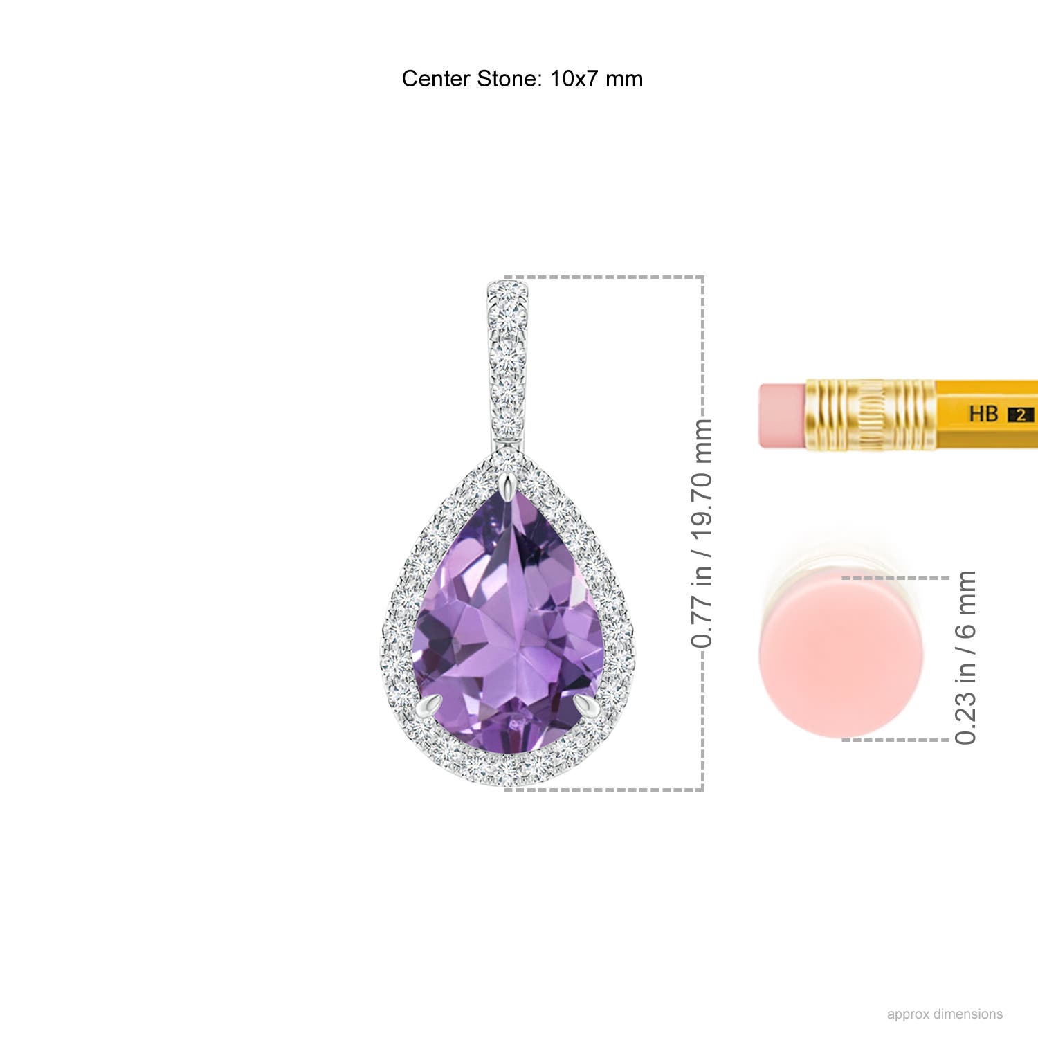 A - Amethyst / 1.78 CT / 14 KT White Gold