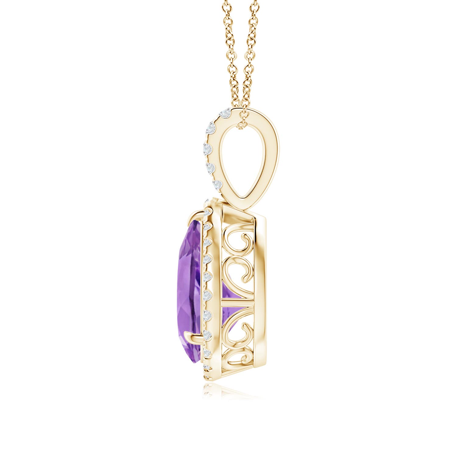 A - Amethyst / 1.78 CT / 14 KT Yellow Gold
