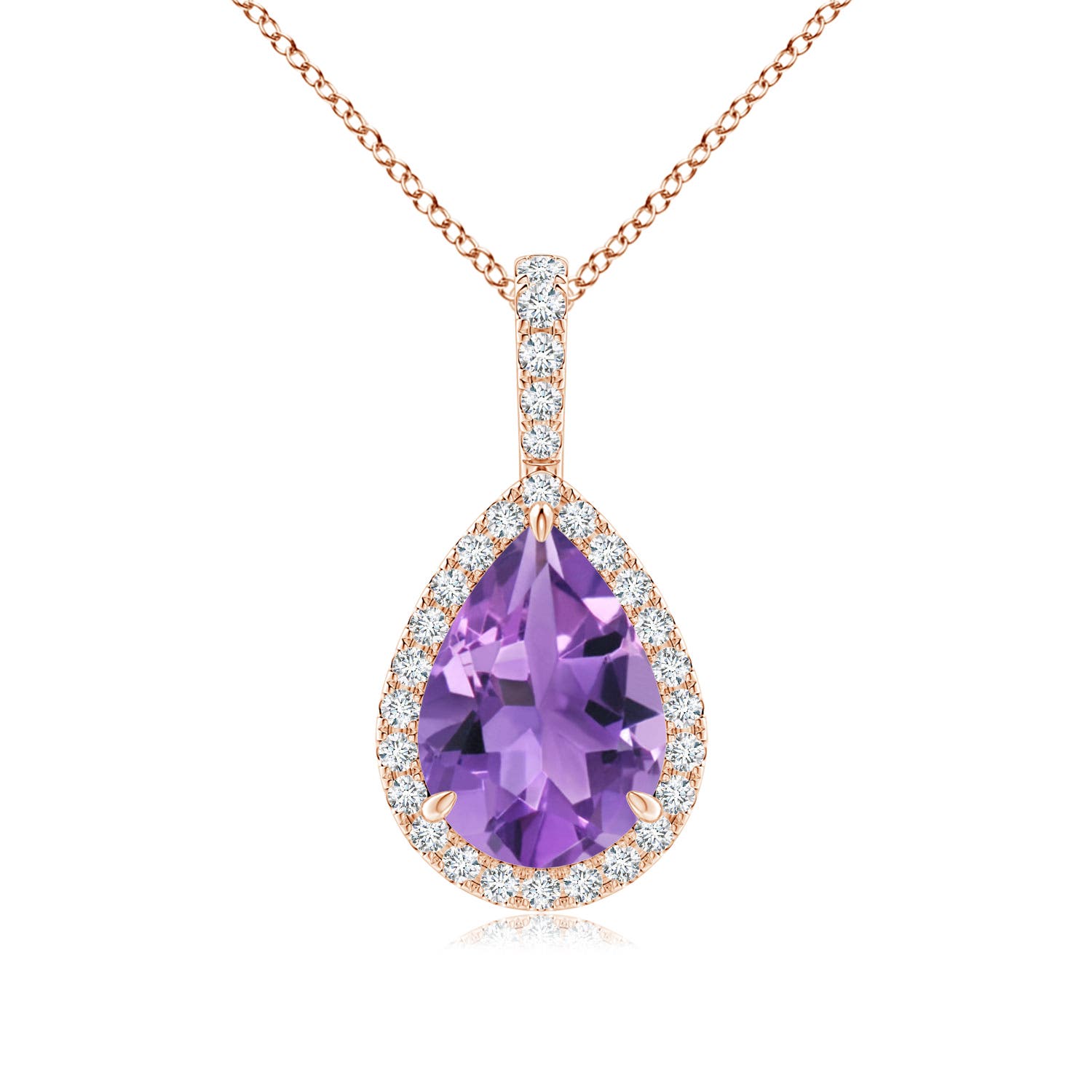 AA - Amethyst / 1.78 CT / 14 KT Rose Gold