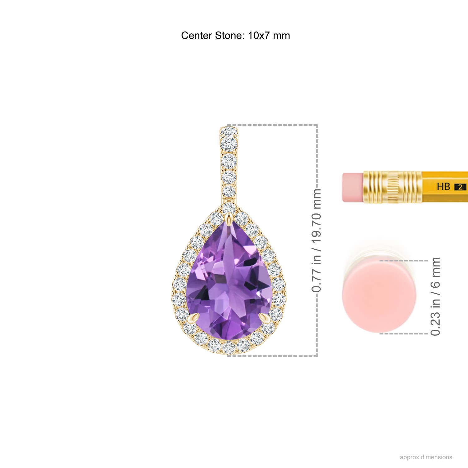 AA - Amethyst / 1.78 CT / 14 KT Yellow Gold