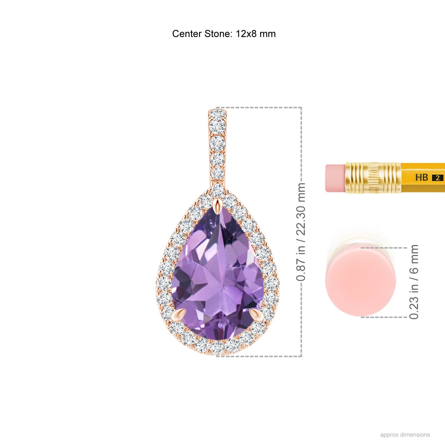 A - Amethyst / 2.85 CT / 14 KT Rose Gold