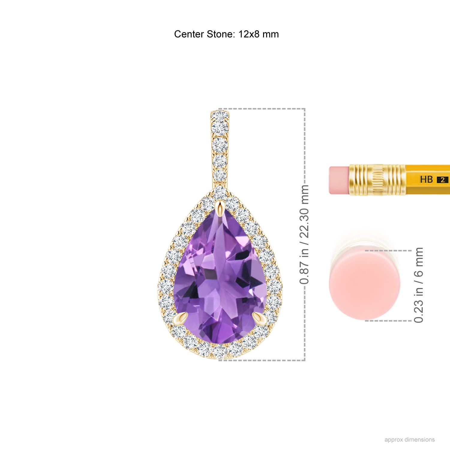 AA - Amethyst / 2.85 CT / 14 KT Yellow Gold