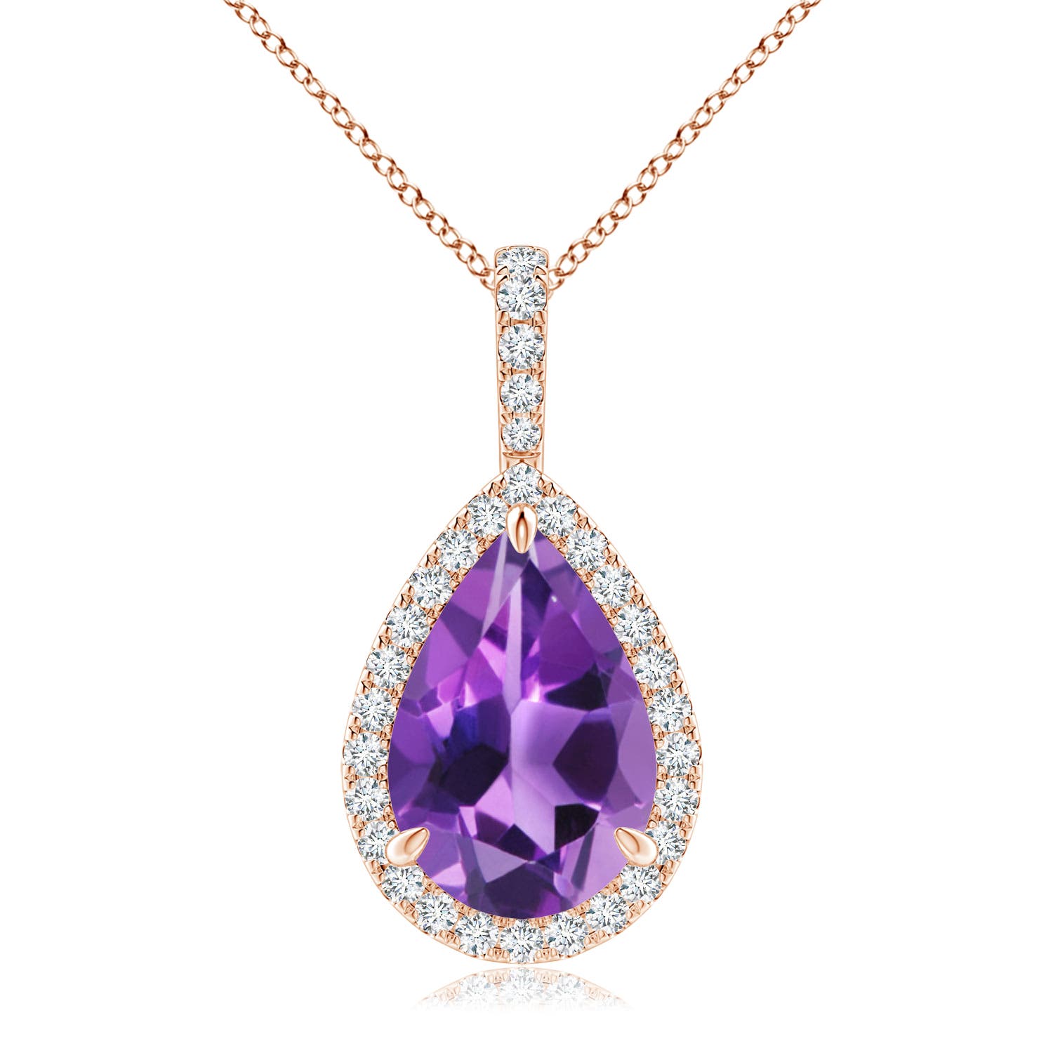 AAA - Amethyst / 2.85 CT / 14 KT Rose Gold