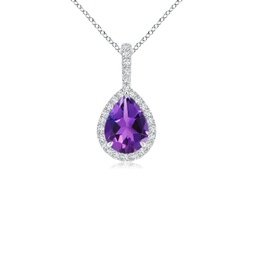 Halo Gemstone Necklaces