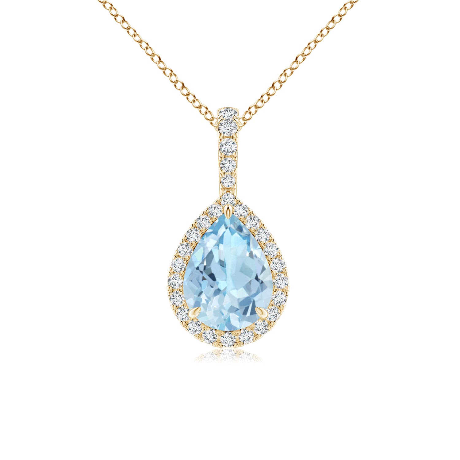 AAA - Aquamarine / 1 CT / 14 KT Yellow Gold