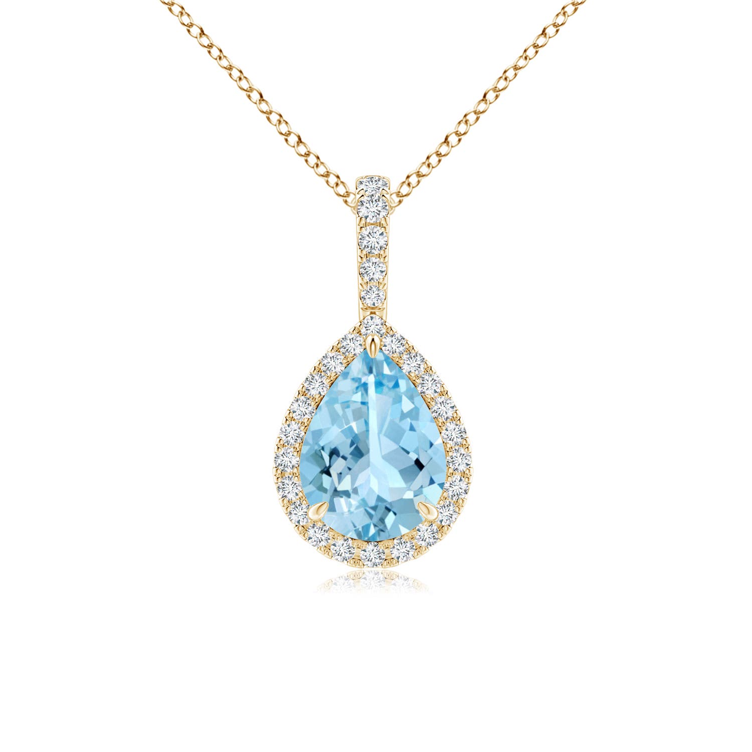 AAAA - Aquamarine / 1 CT / 14 KT Yellow Gold