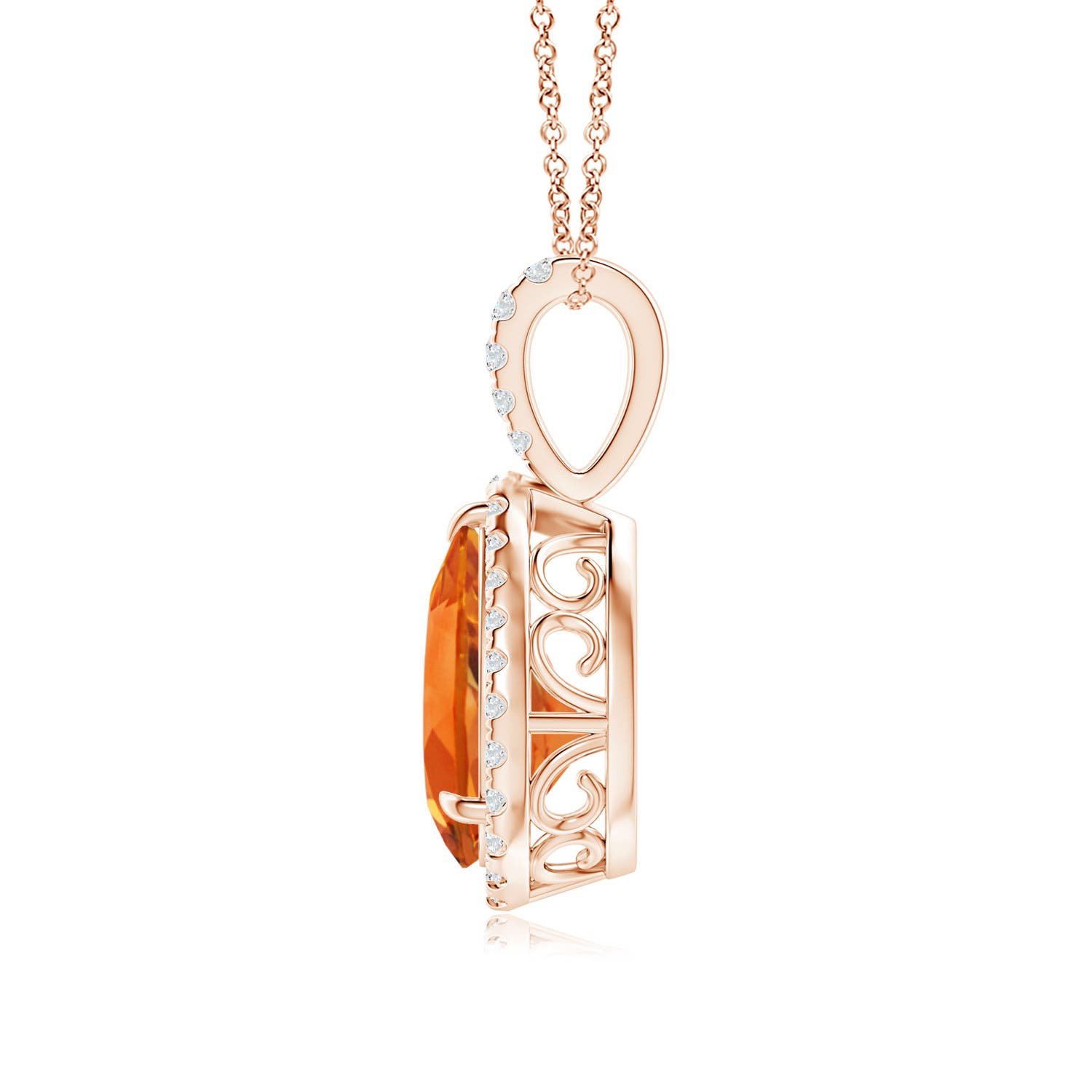 AAAA - Citrine / 2.08 CT / 14 KT Rose Gold