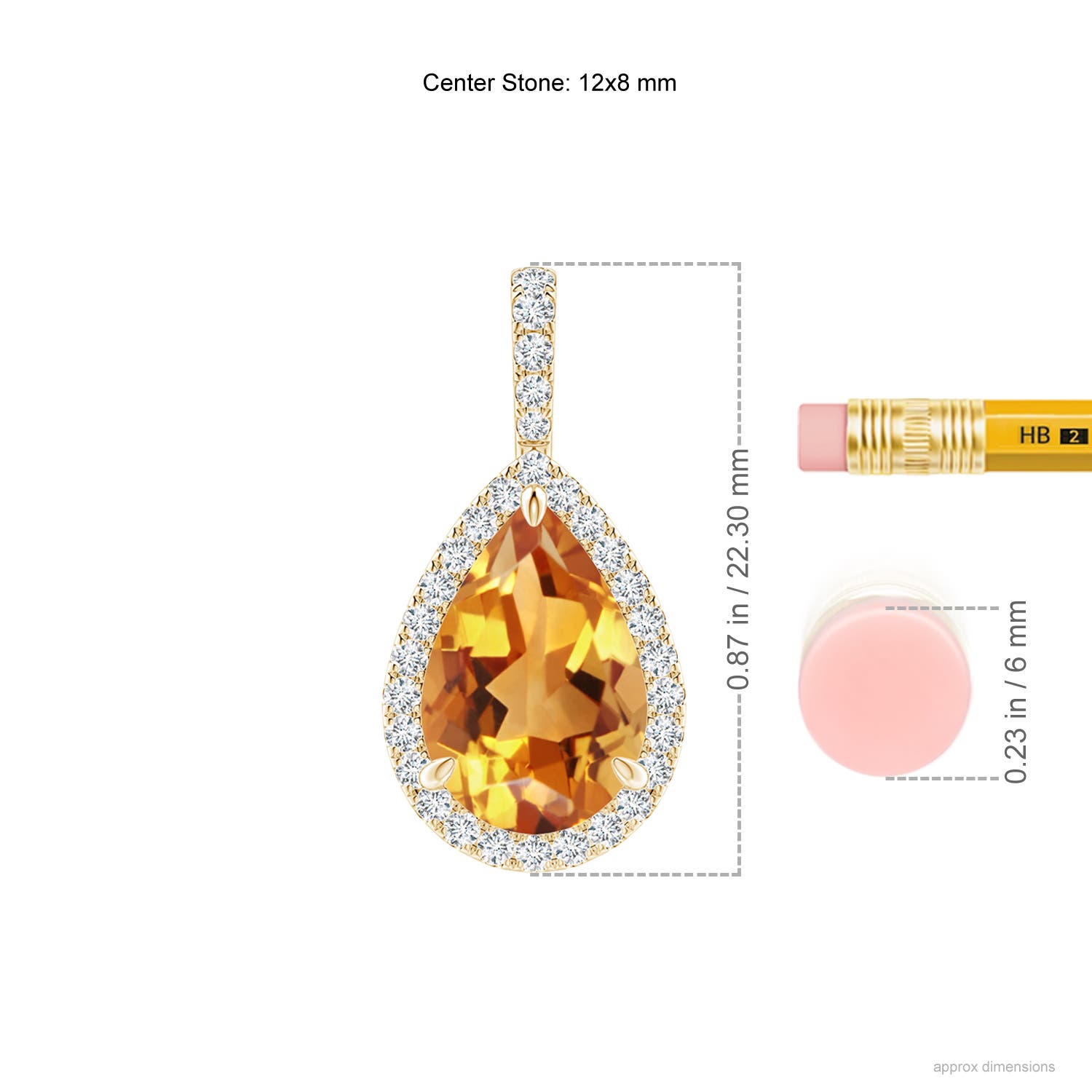 AA - Citrine / 2.6 CT / 14 KT Yellow Gold