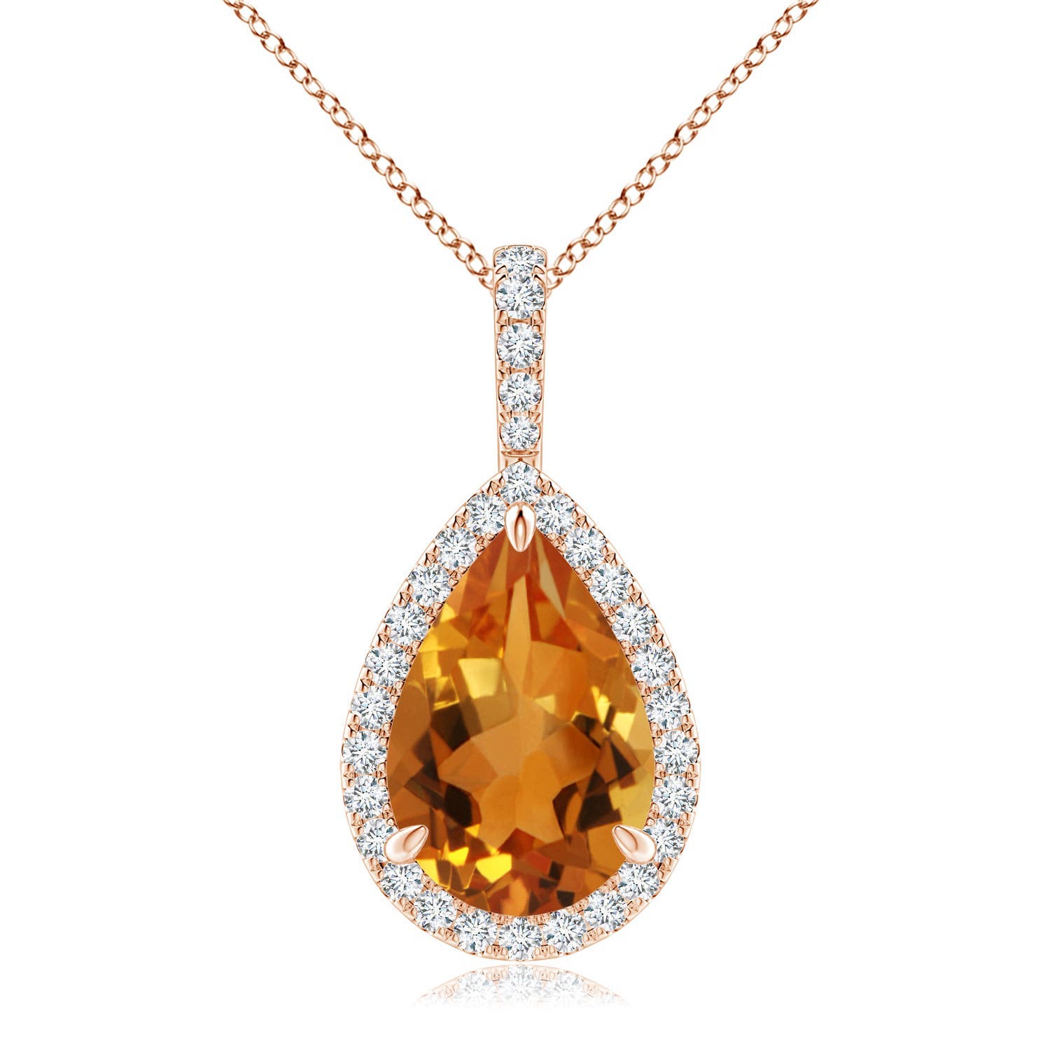 AAA - Citrine / 2.6 CT / 14 KT Rose Gold