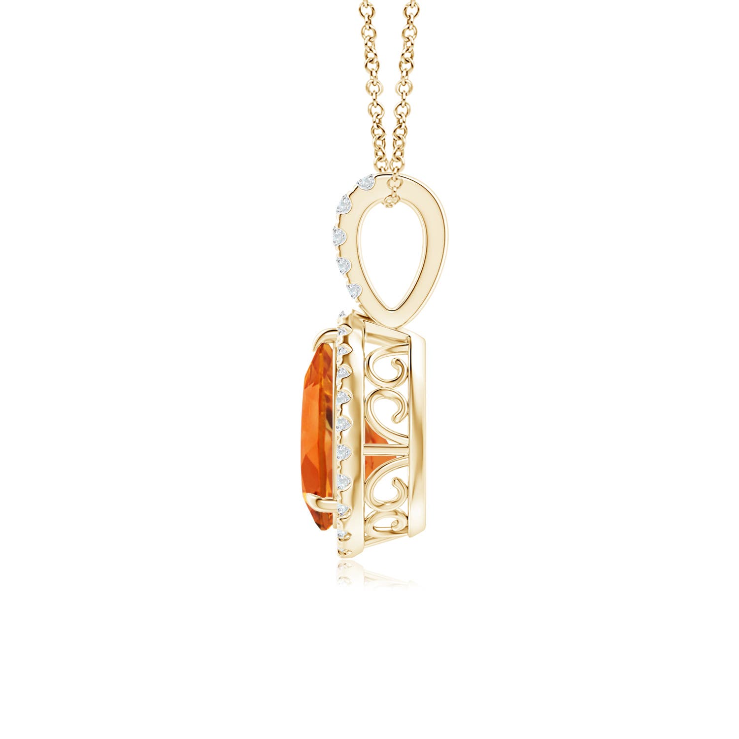 AAAA - Citrine / 1.15 CT / 14 KT Yellow Gold