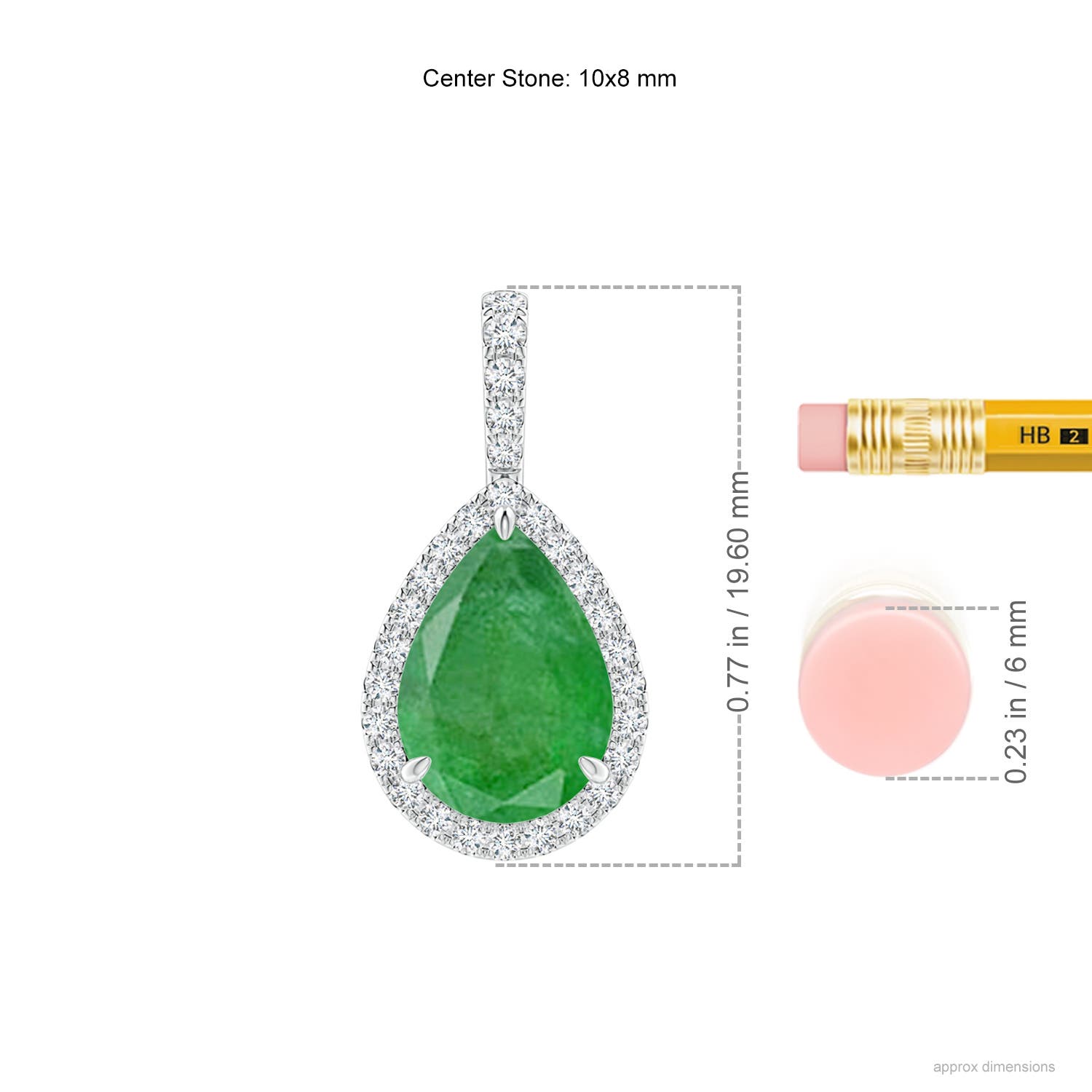 A - Emerald / 2.68 CT / 14 KT White Gold