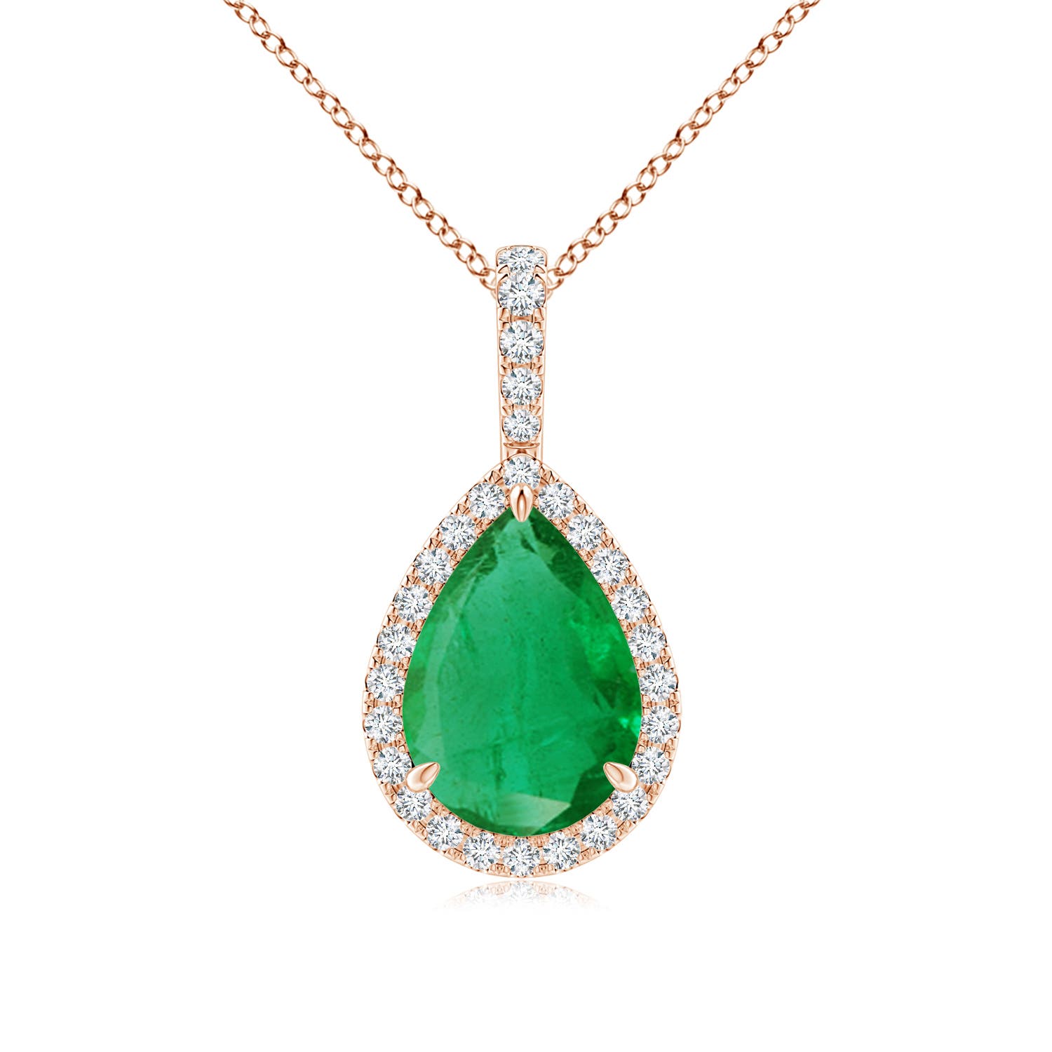 AA - Emerald / 2.68 CT / 14 KT Rose Gold