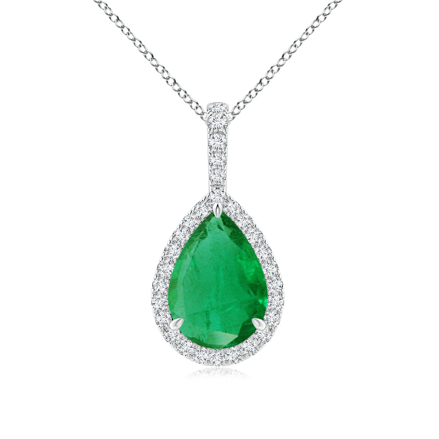 AA - Emerald / 2.68 CT / 14 KT White Gold