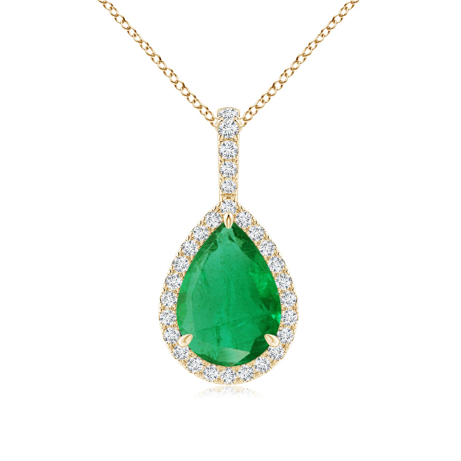 AA - Emerald / 2.68 CT / 14 KT Yellow Gold