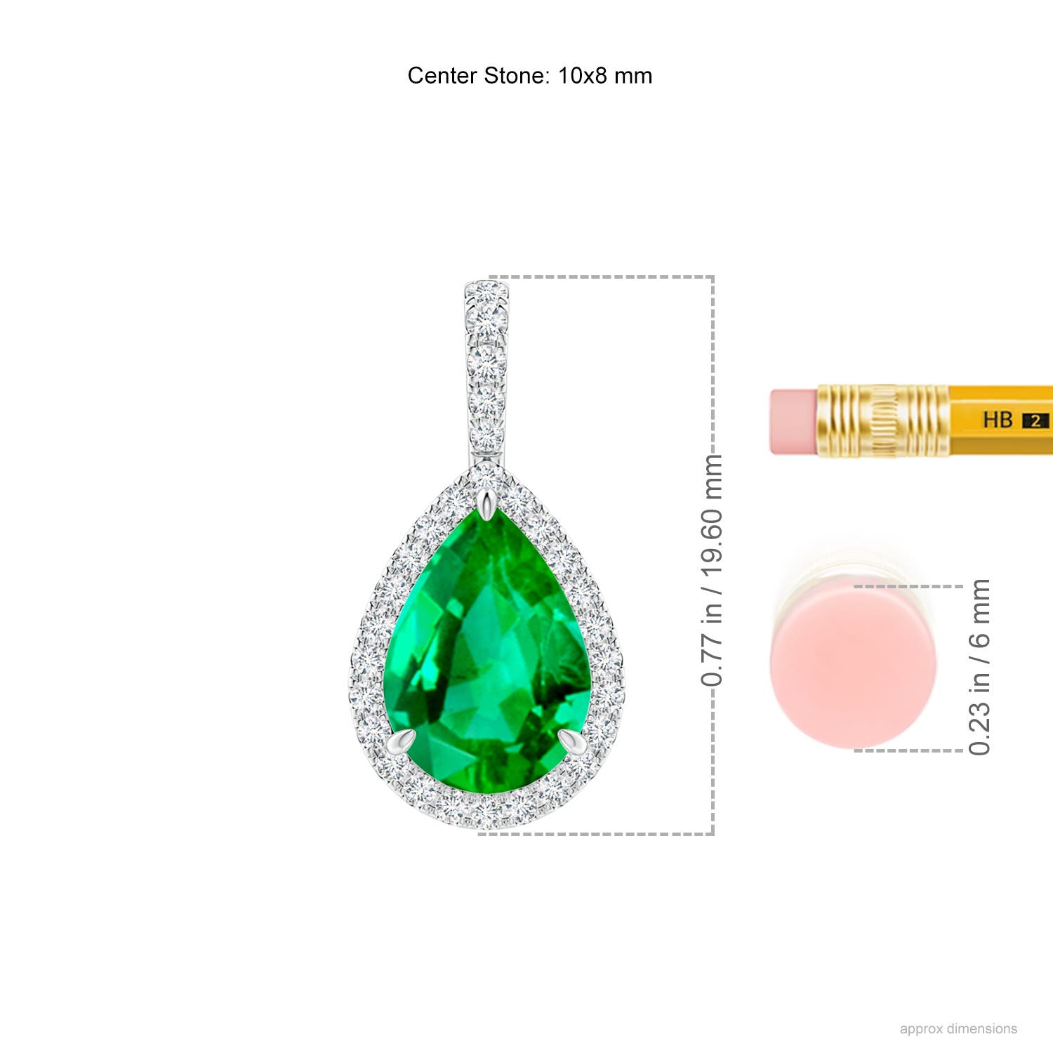 AAA - Emerald / 2.68 CT / 14 KT White Gold