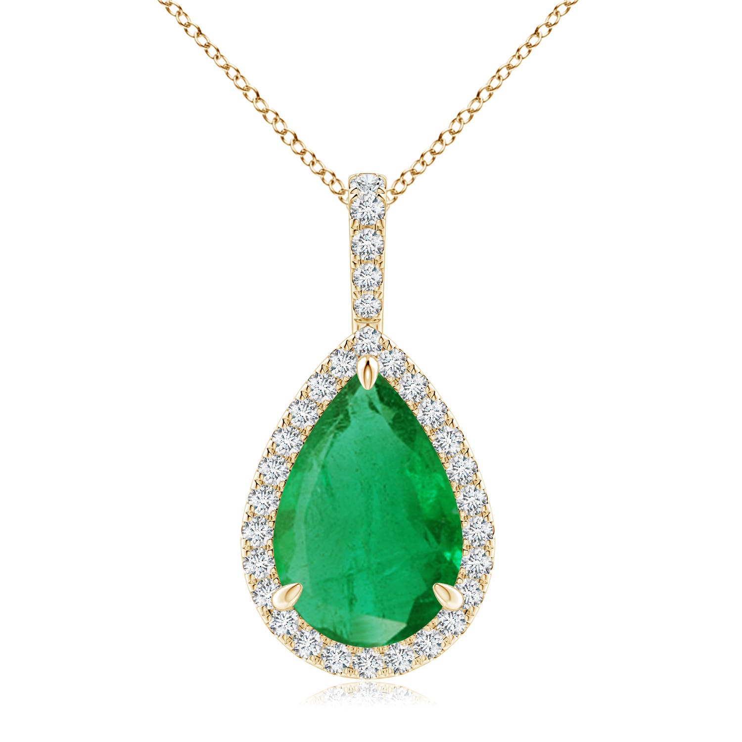 AA - Emerald / 4.75 CT / 14 KT Yellow Gold