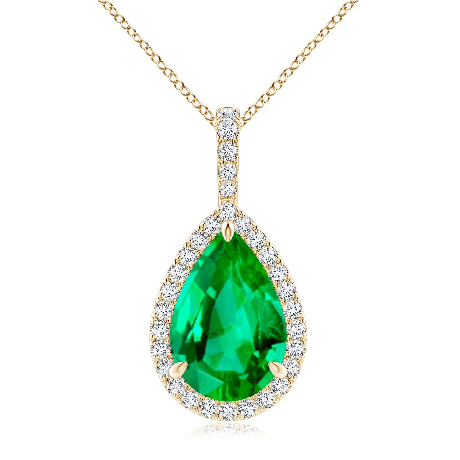 AAA - Emerald / 4.75 CT / 14 KT Yellow Gold