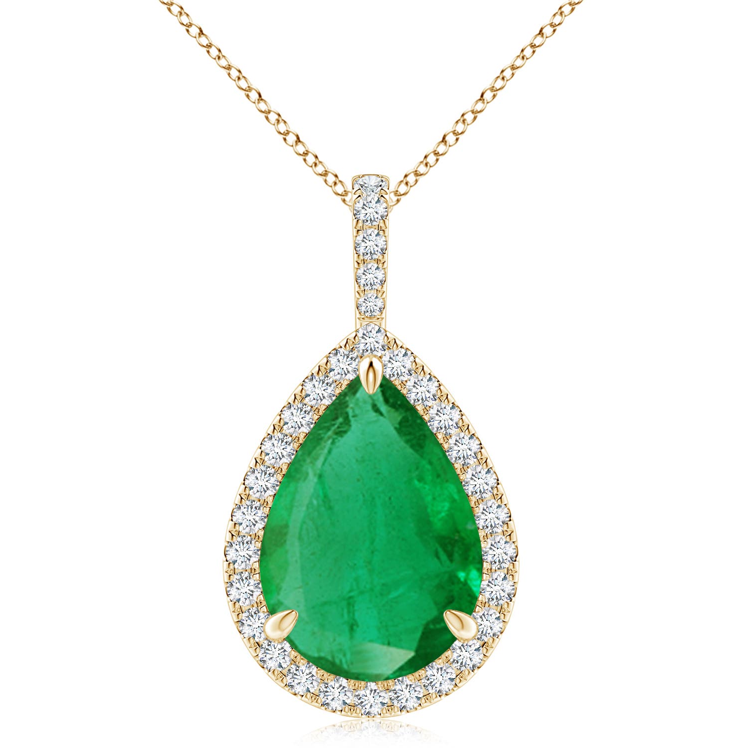 AA - Emerald / 6.95 CT / 14 KT Yellow Gold