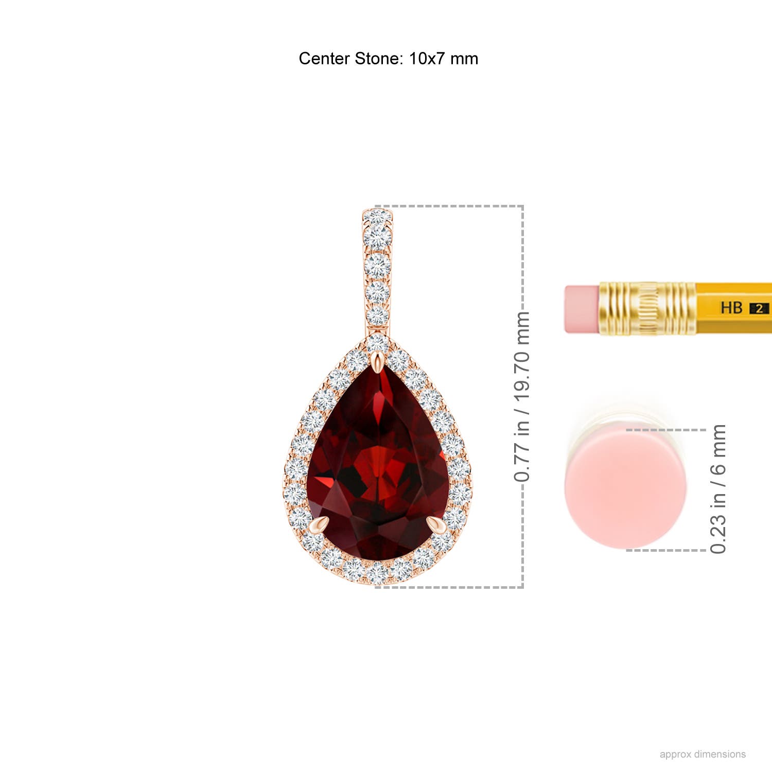 AAA - Garnet / 2.28 CT / 14 KT Rose Gold