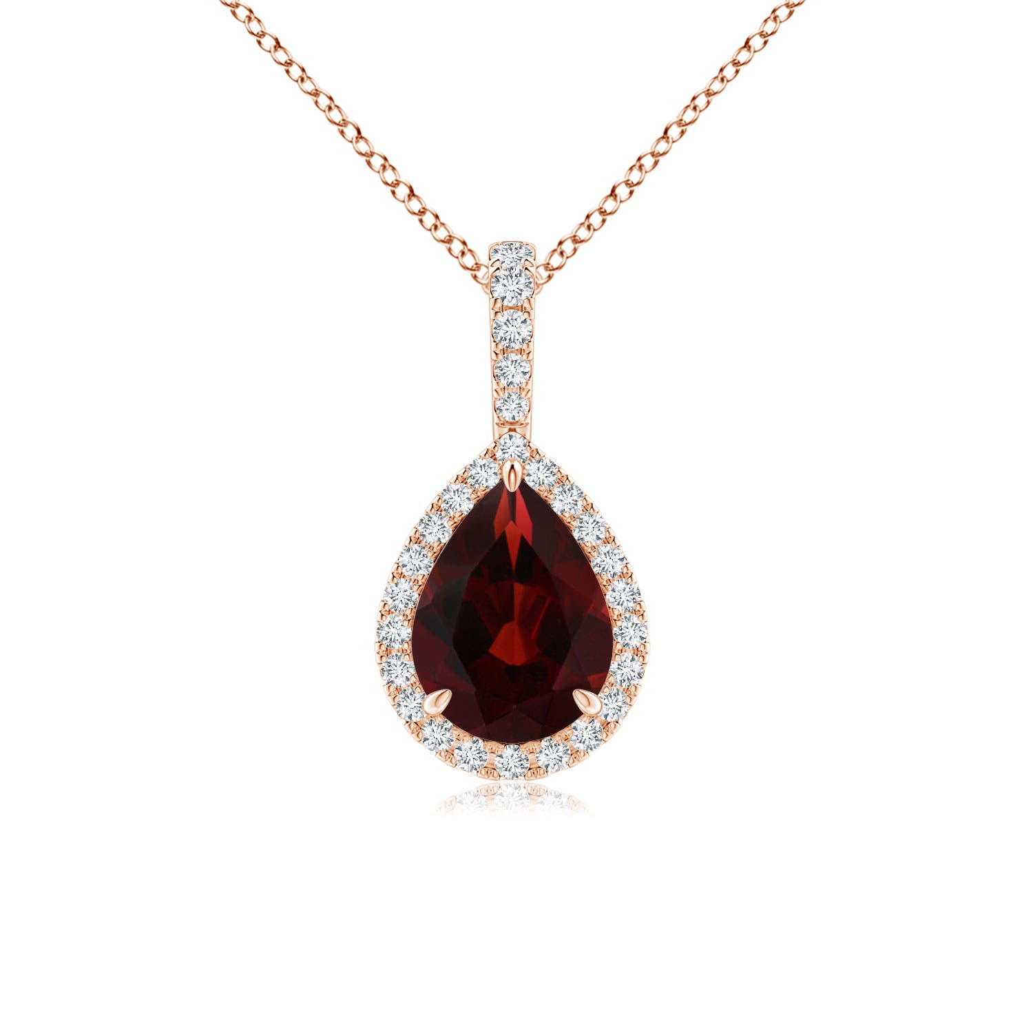 AA - Garnet / 1.45 CT / 14 KT Rose Gold