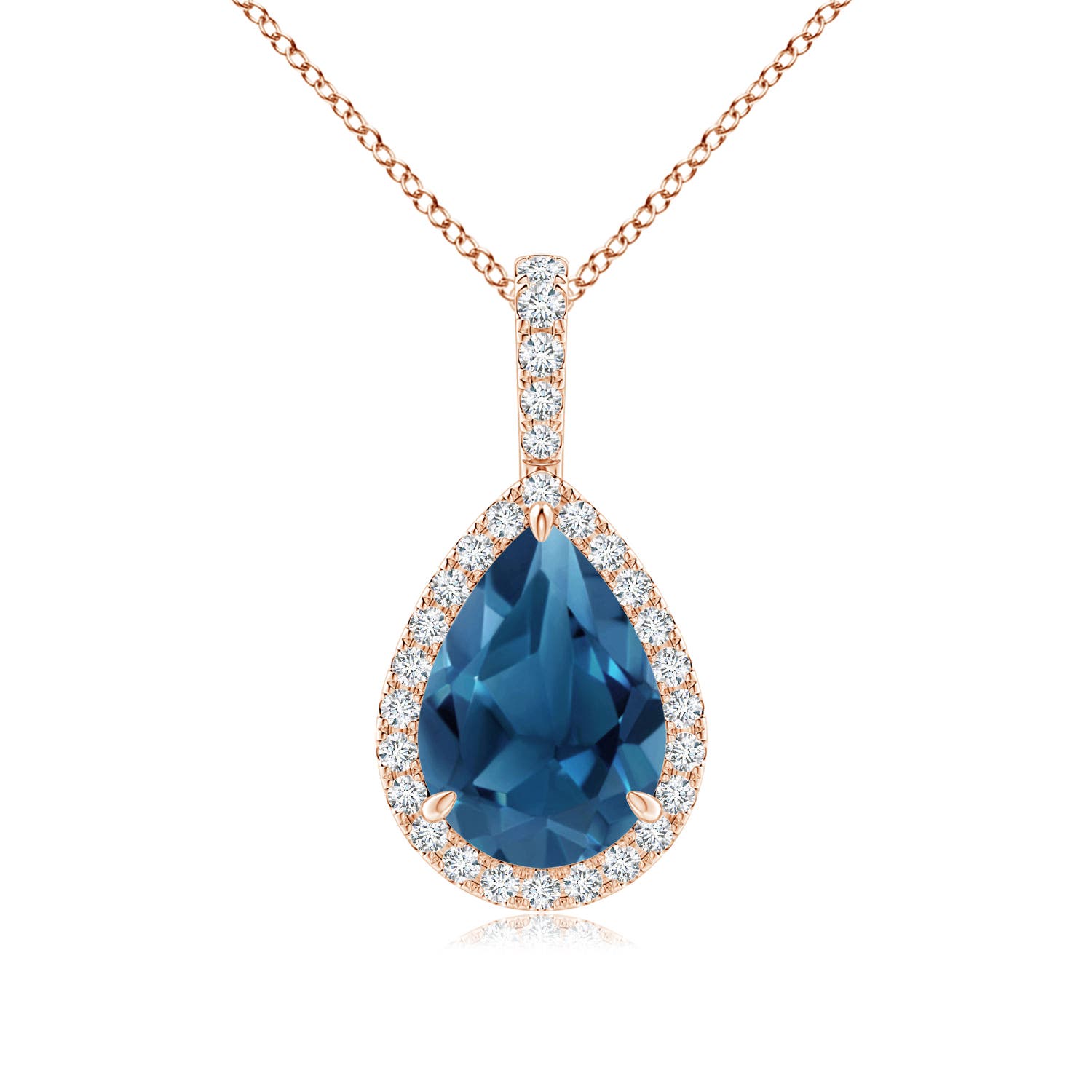 AA - London Blue Topaz / 2.48 CT / 14 KT Rose Gold