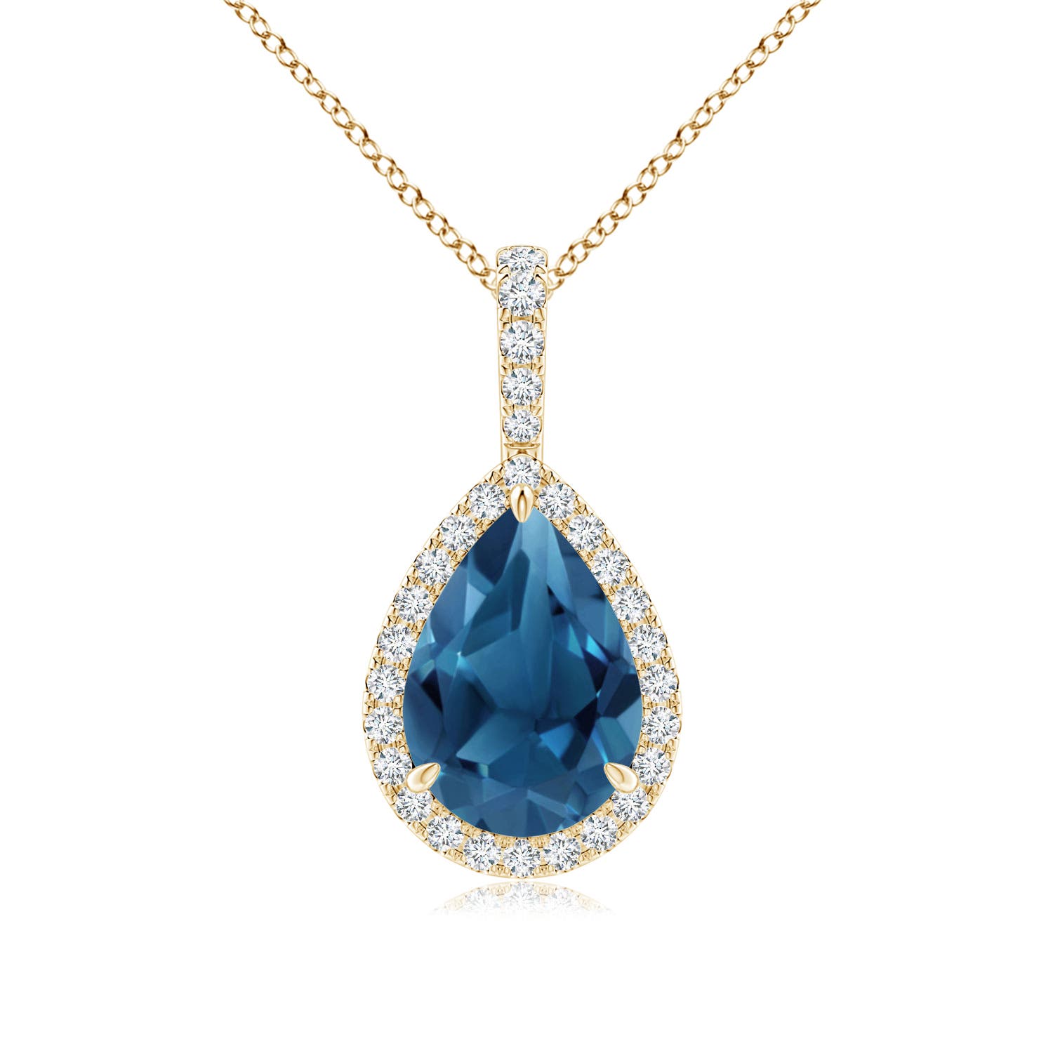 AA - London Blue Topaz / 2.48 CT / 14 KT Yellow Gold