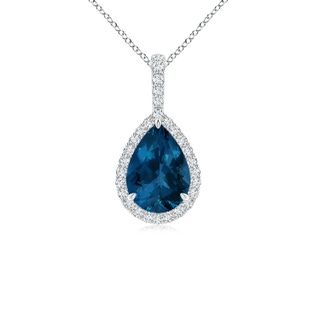 Pear AAA London Blue Topaz