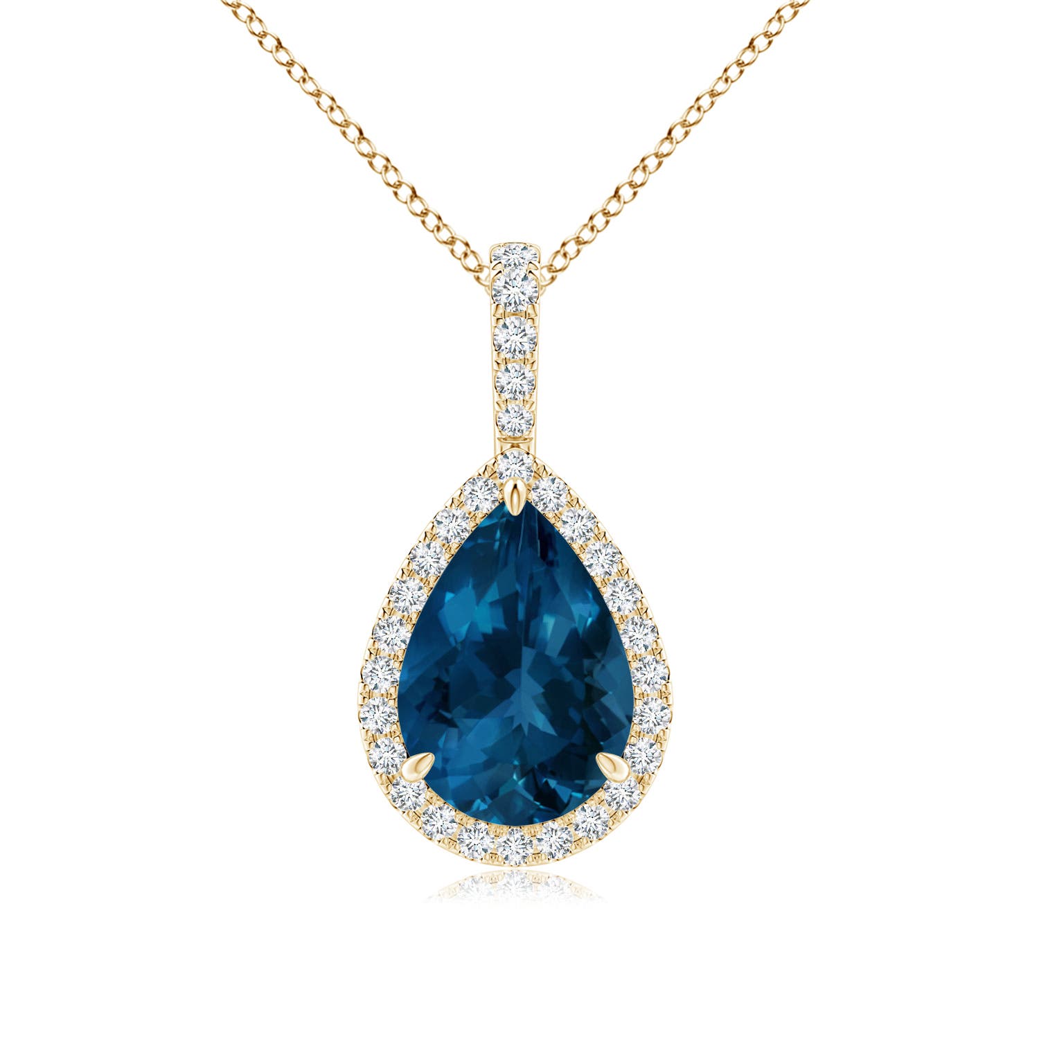 AAA - London Blue Topaz / 2.48 CT / 14 KT Yellow Gold