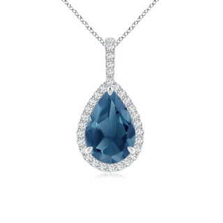 Pear A London Blue Topaz