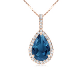 Pear AA London Blue Topaz