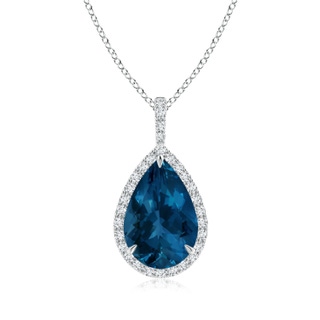 Pear AAA London Blue Topaz