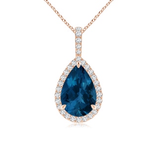 Pear AAA London Blue Topaz