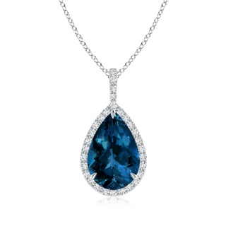 Pear AAAA London Blue Topaz