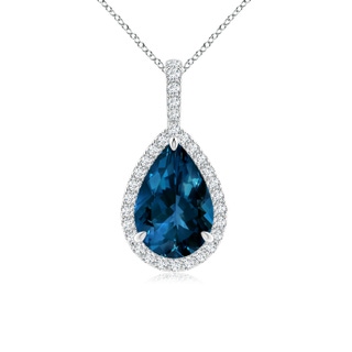 Pear AAAA London Blue Topaz