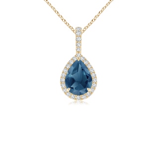 Pear A London Blue Topaz